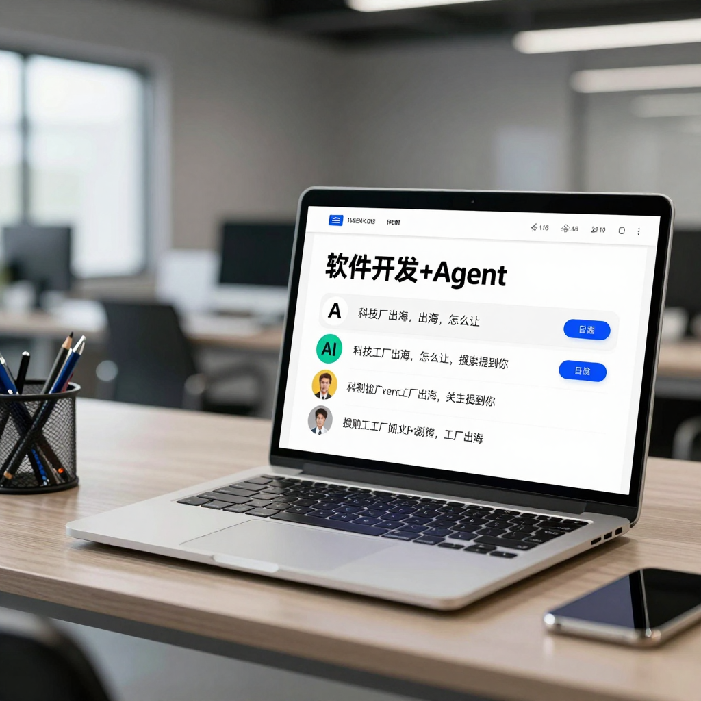 软件开发+agent：科技工厂出海，怎么让 AI 搜索主动提到你？