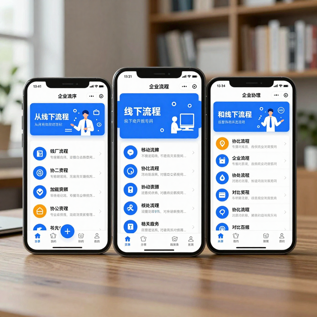 小程序开发与企业管理：从线下流程到移动协同的对比选择